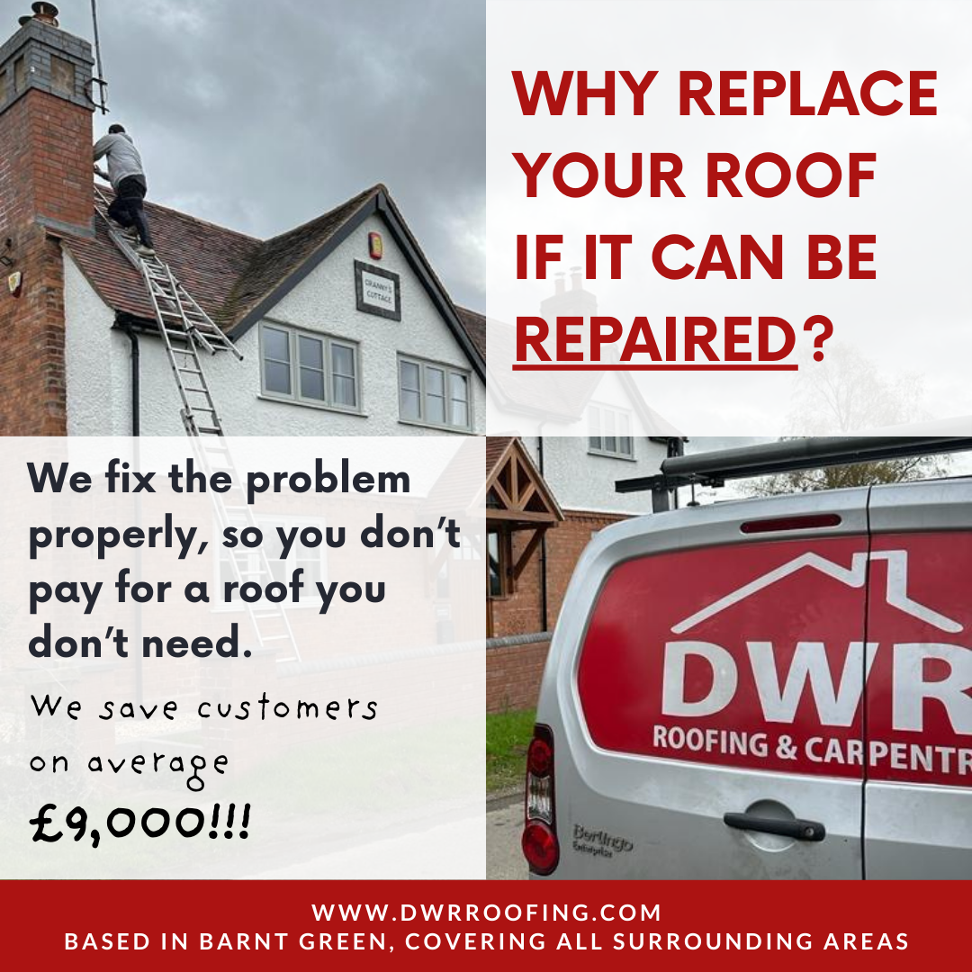 DWR Roof Repair Specialists Facebook ad: Get a FREE quote