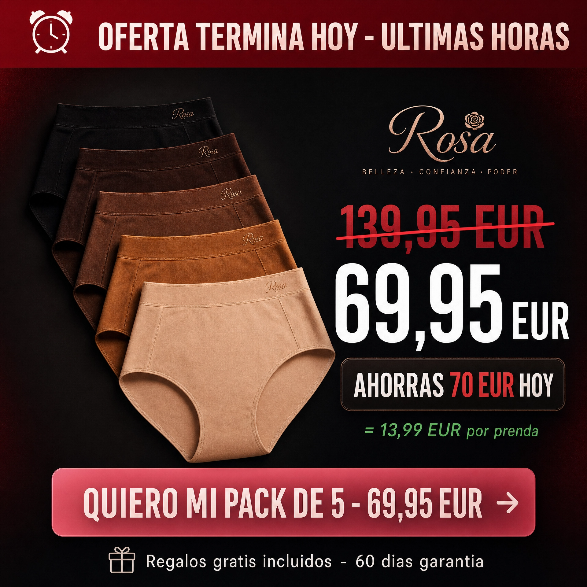 Lencería Rosa Facebook ad