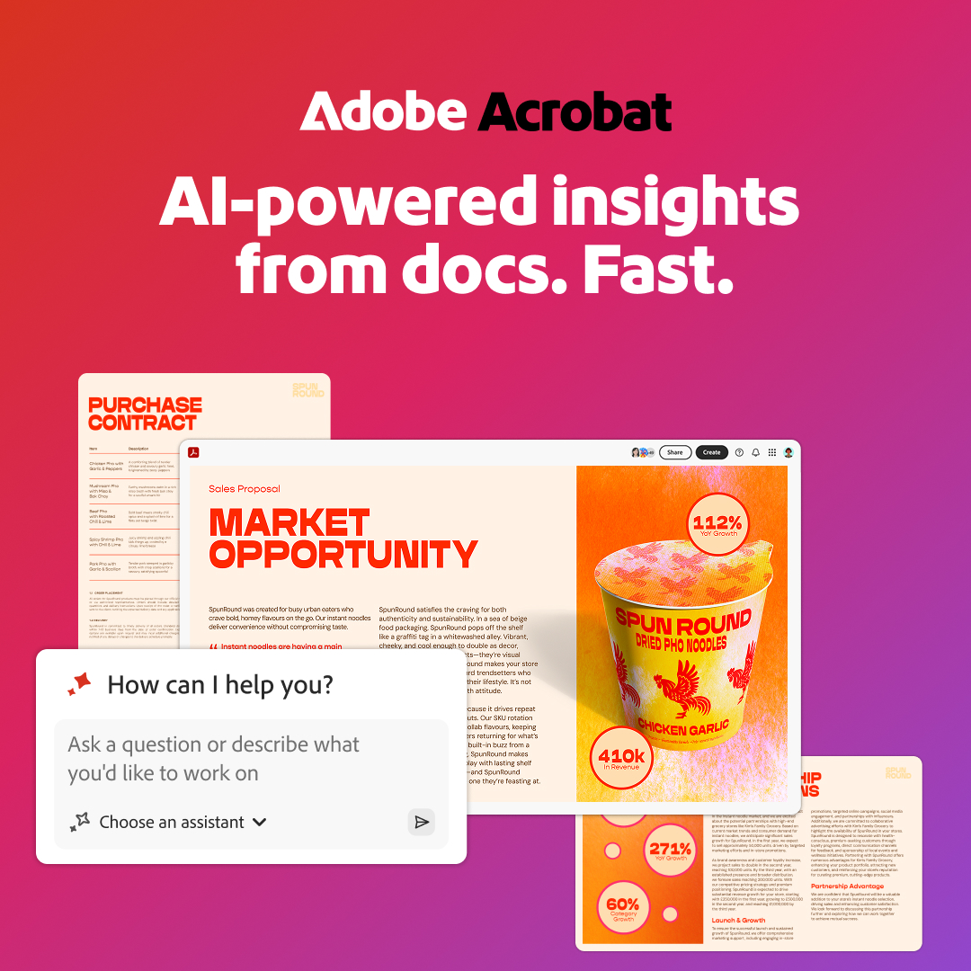 Adobe Acrobat Facebook ad