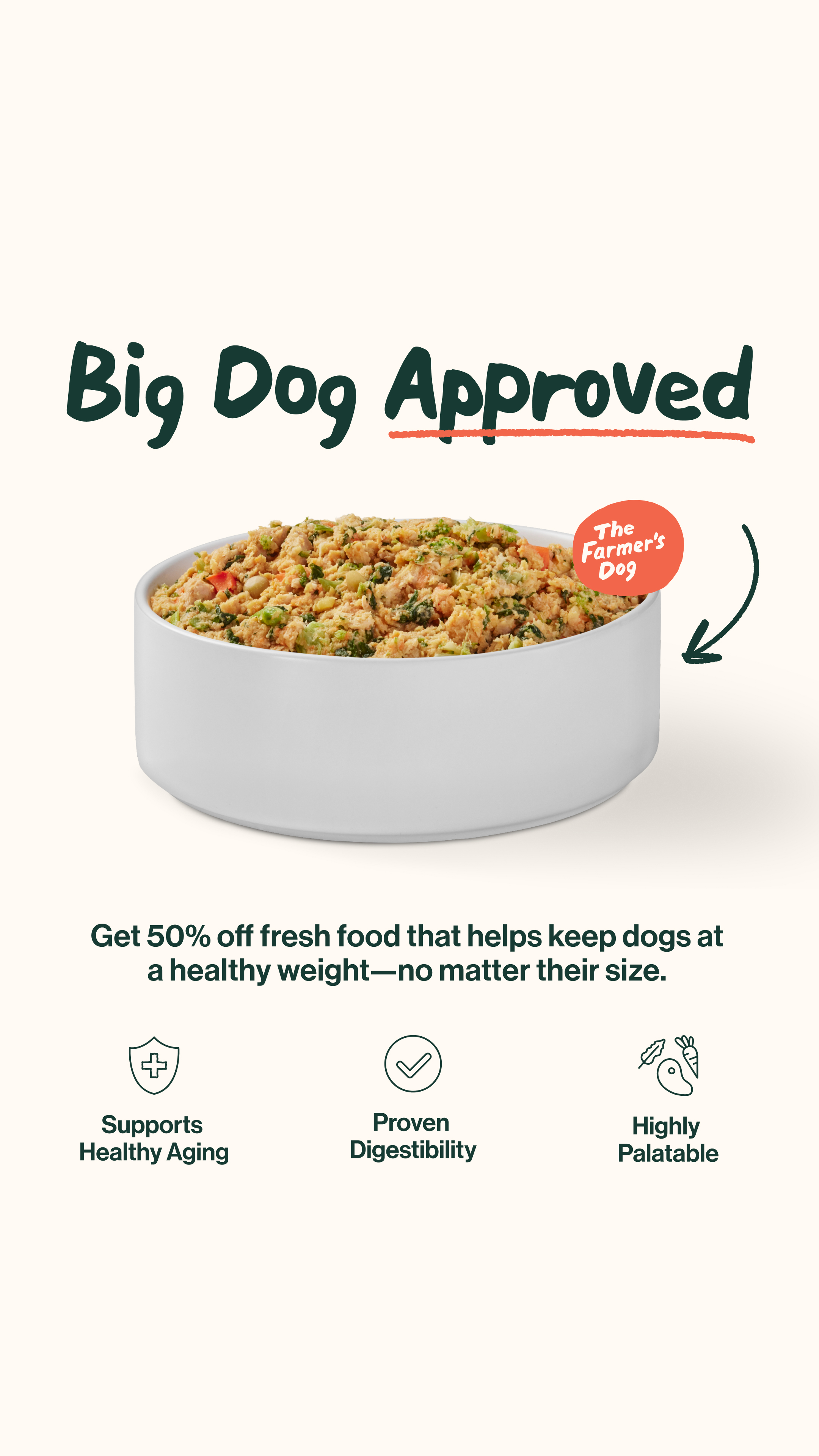 The Farmer's Dog Facebook ad