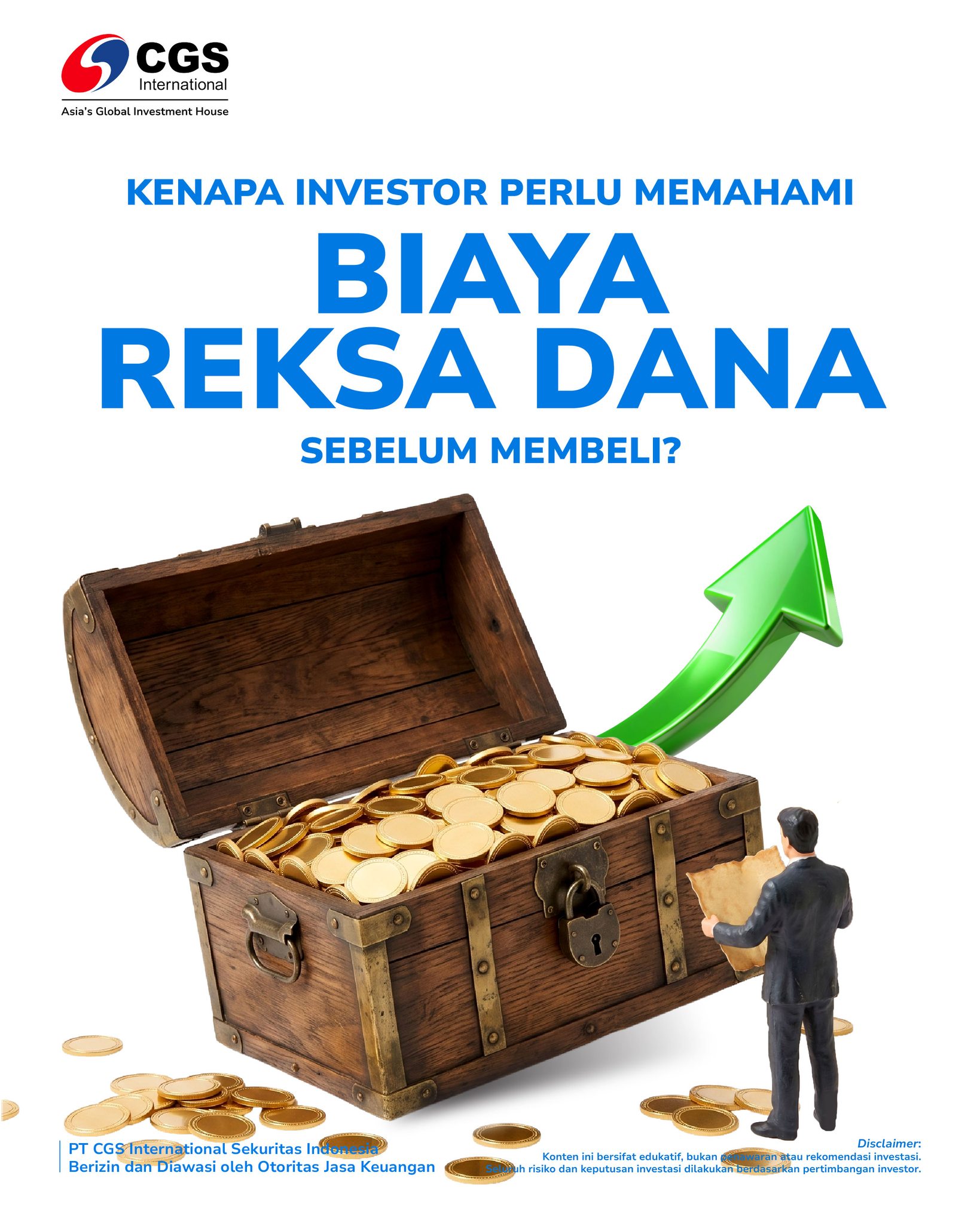CGS International Sekuritas Indonesia Facebook ad: Setiap produk reksa dana memiliki berbagai komponen yang…