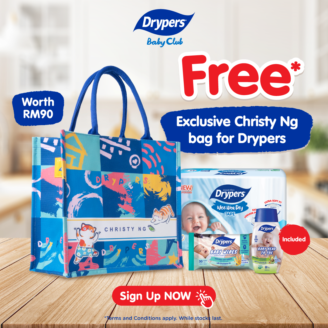 Drypers Malaysia Facebook ad: Drypers Baby Club Benefits