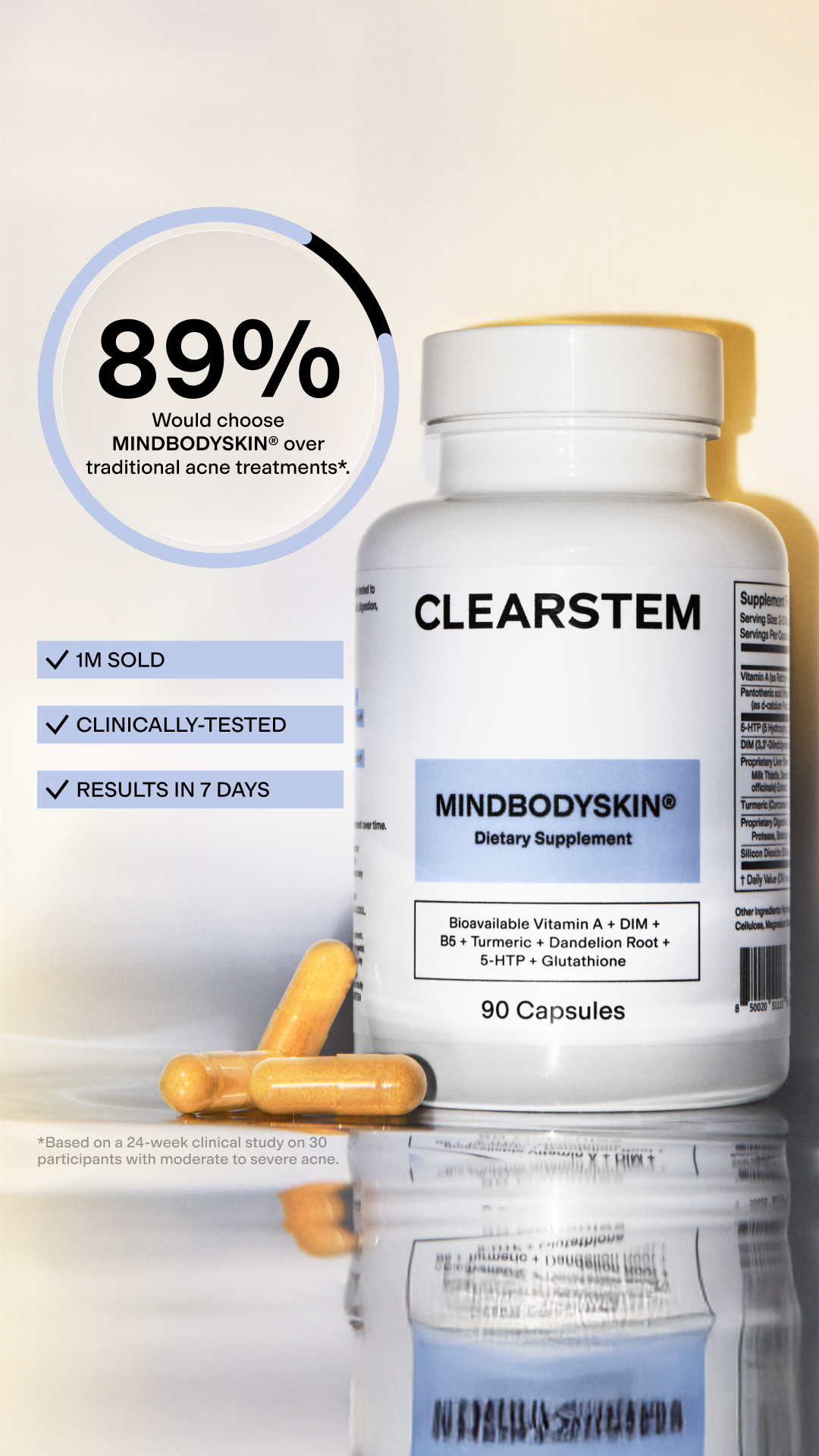 CLEARSTEM Skincare Facebook ad