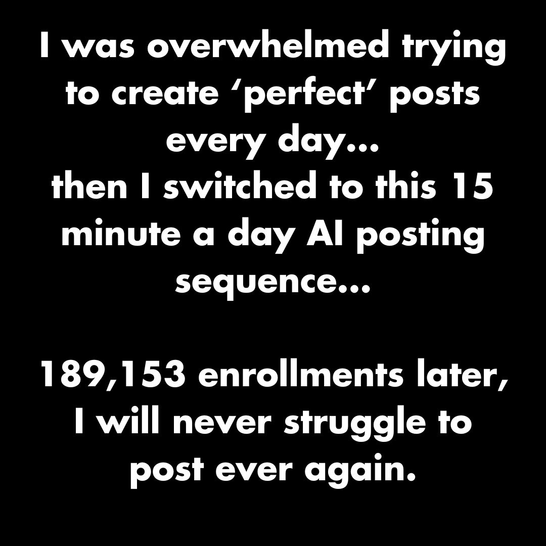 Sarah Molnar Facebook ad: 189,153 enrollments in 15 minutes a day