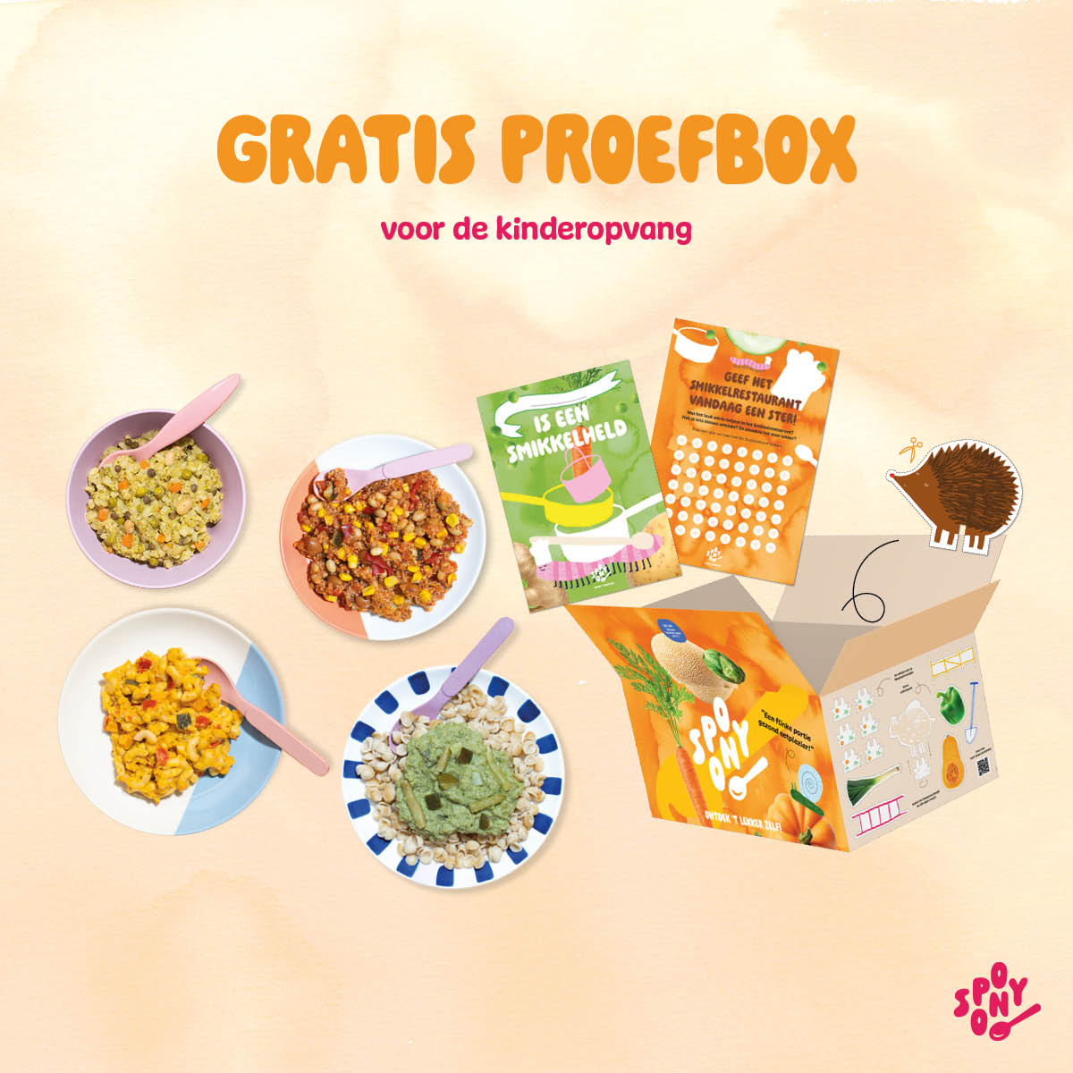 Spoony Facebook ad: Ontvang de gratis proefbox