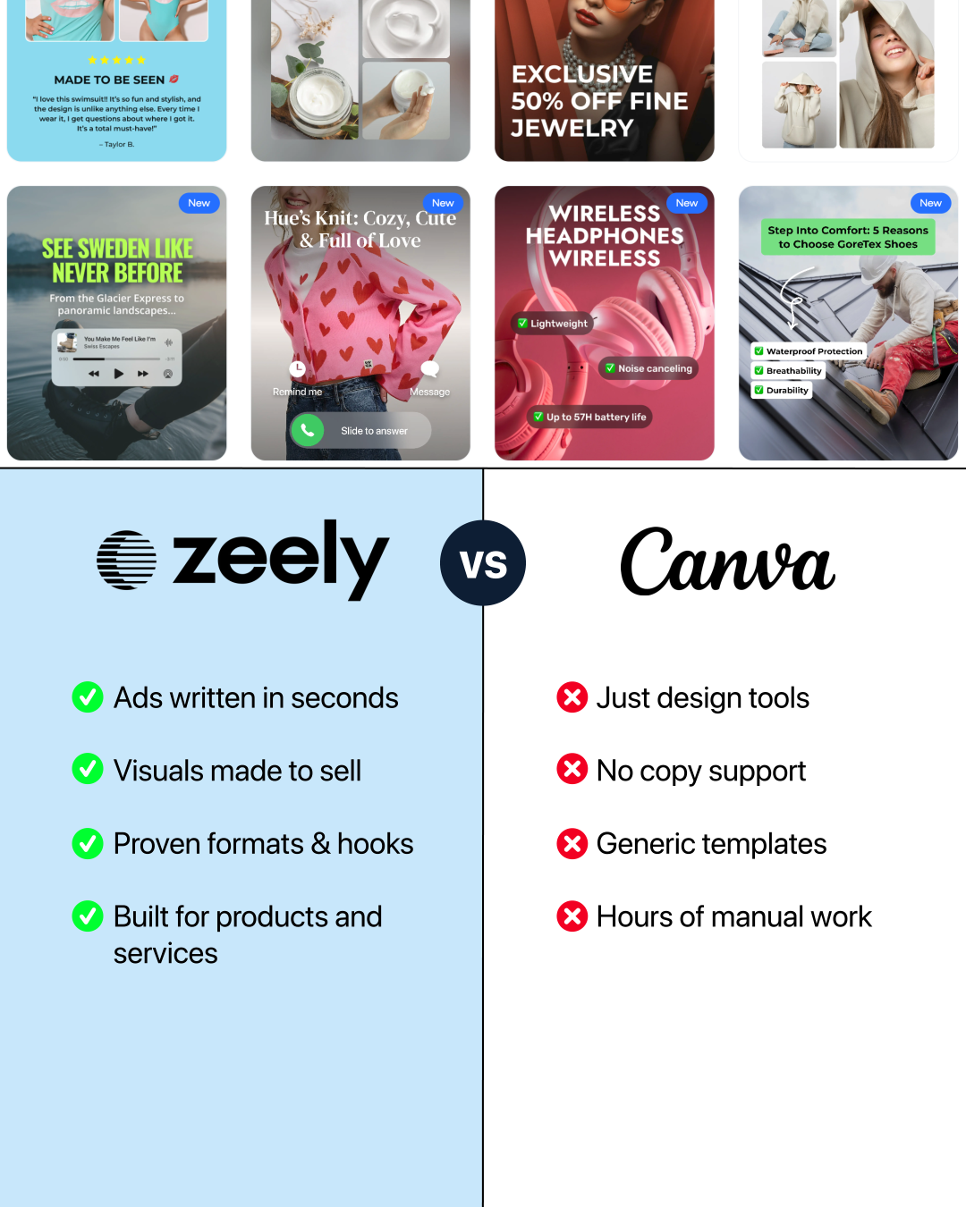 Zeely Facebook ad