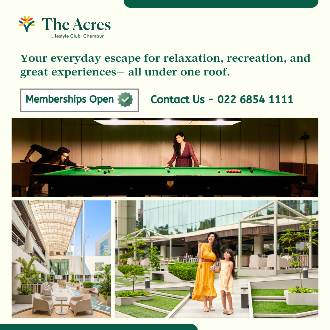 The Acres Club Facebook ad: The Acres Club, Chembur, Mumbai.