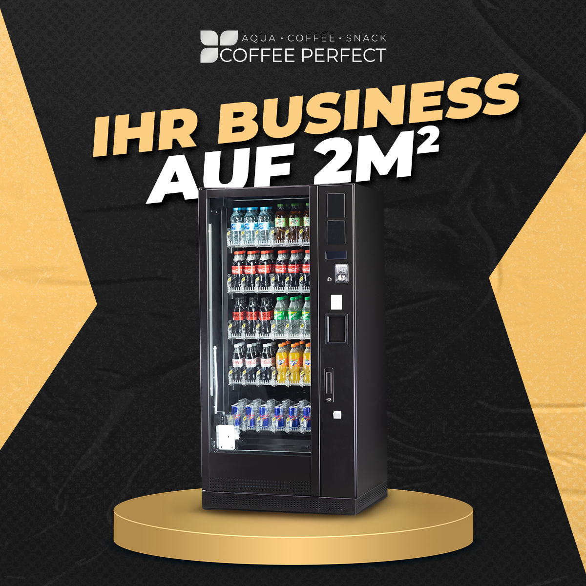 coffee perfect Österreich Facebook ad: Revolution im B2B Snackautomaten Business