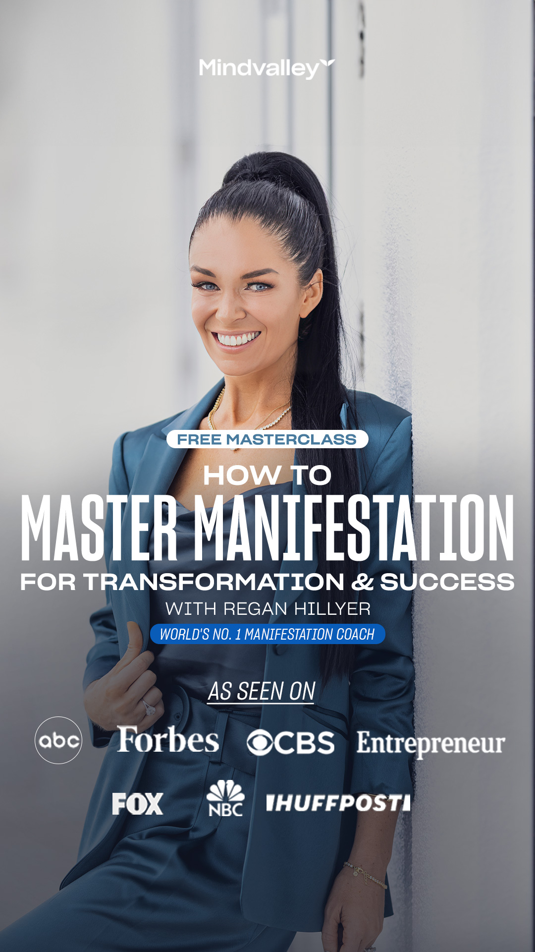 Mindvalley Facebook ad: FREE: Master Manifestation for Transformation & Success