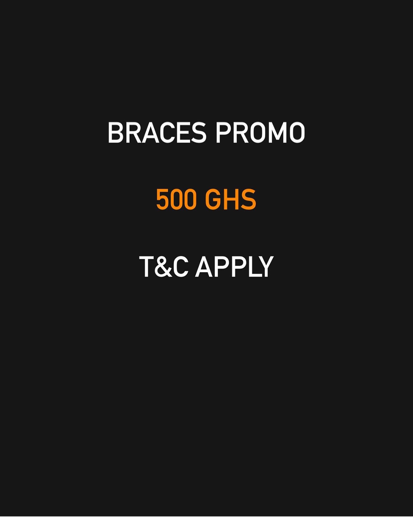 The Smile Restore Dental Clinics Accra Facebook ad: Dont miss out