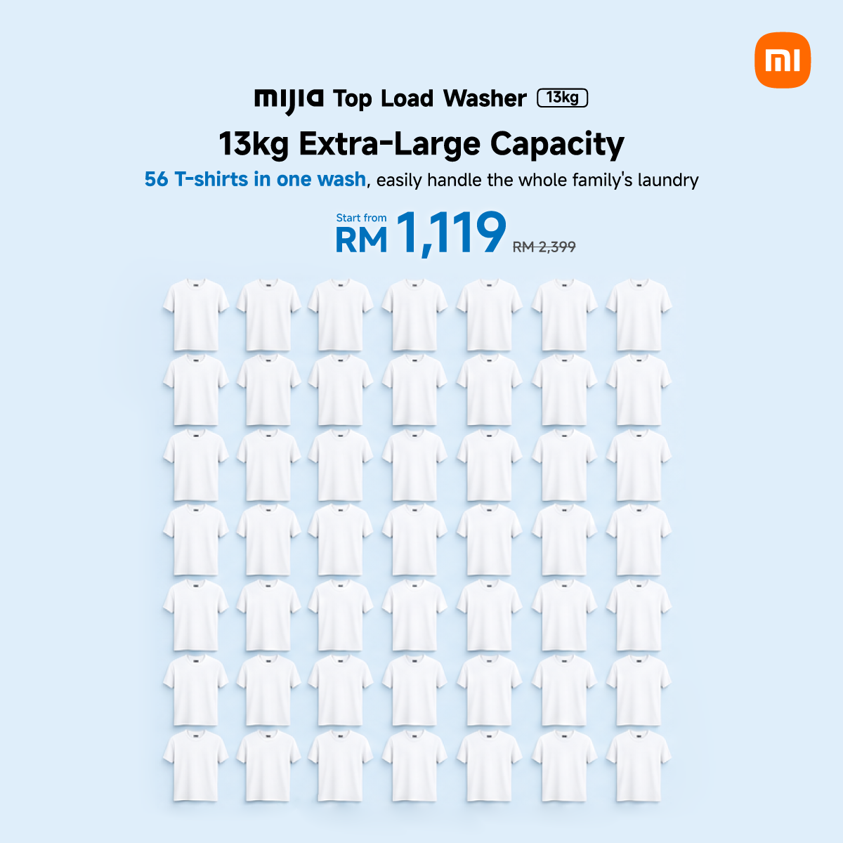 Xiaomi Malaysia Facebook ad: NEW Mijia Washing Machine