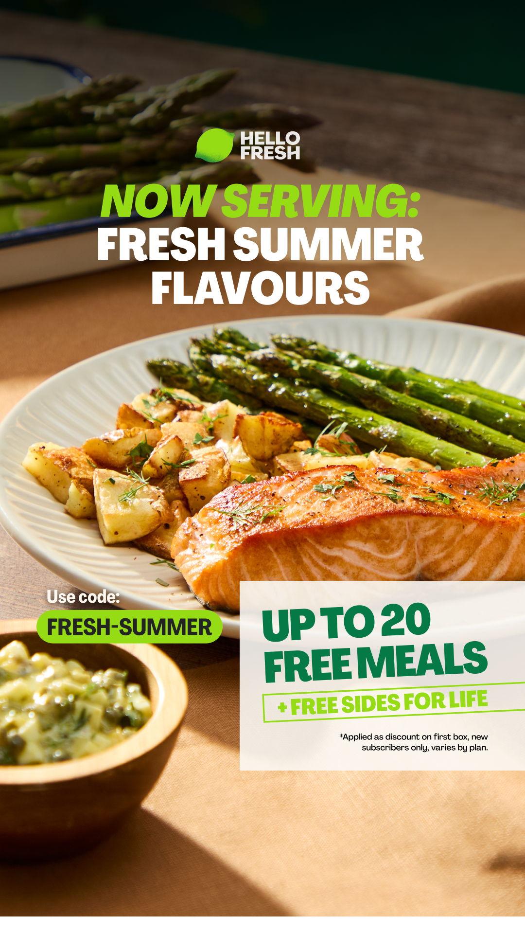 HelloFresh Facebook ad