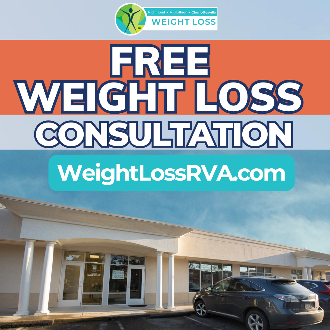 Weight Loss RVA Facebook ad: Free Consultation or 15 Minute Info Session