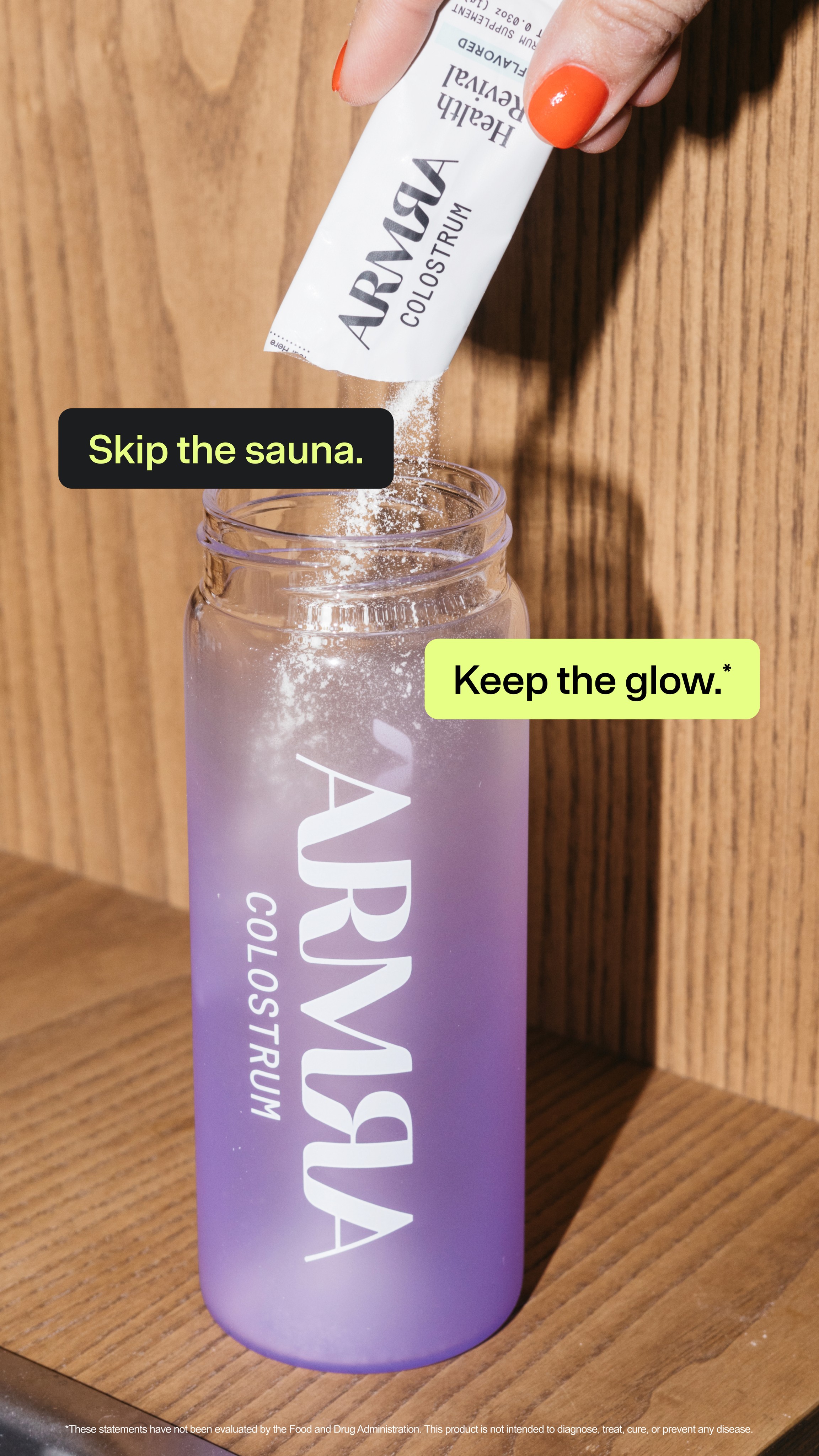 ARMRA Facebook ad