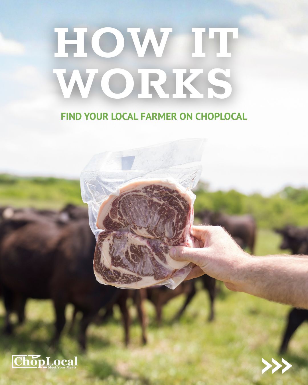 ChopLocal Meat Marketplace Facebook ad