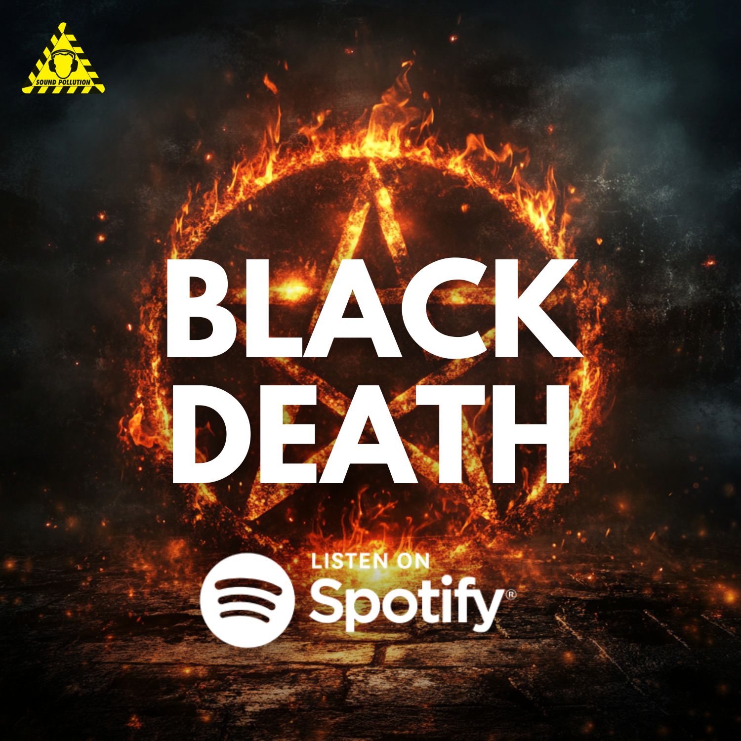 Sound Pollution Distribution Facebook ad: Black Death on Spotify!