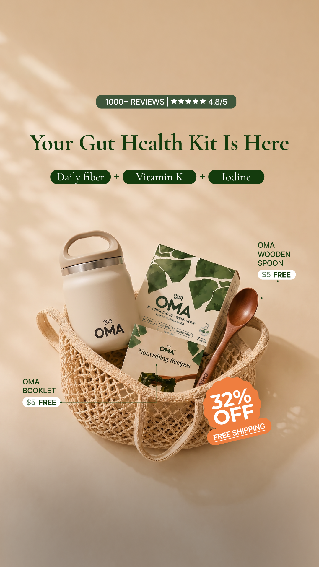OMA Natural Food Facebook ad