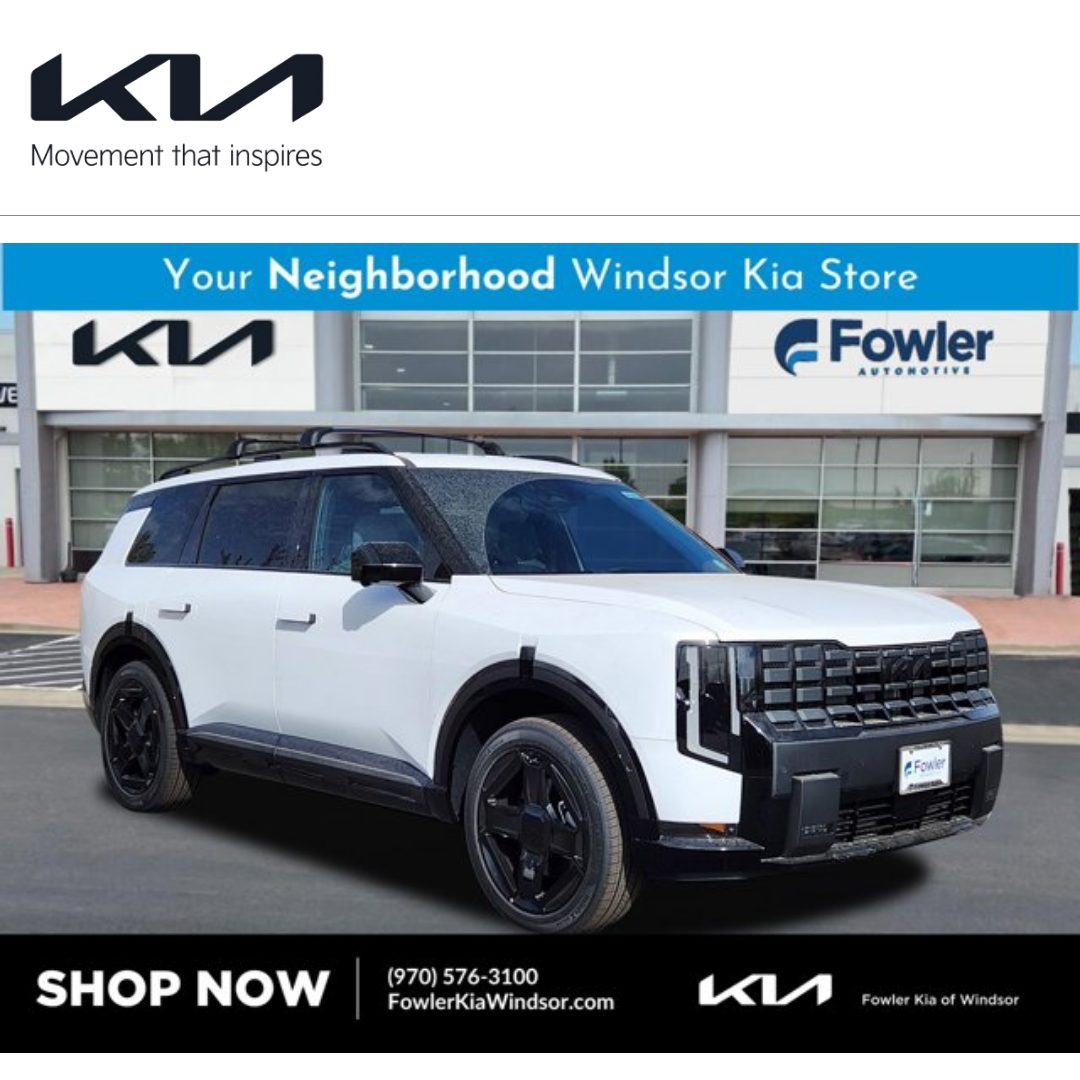 Fowler Kia of Windsor Facebook ad: Discover your next new ride at Fowler Kia…