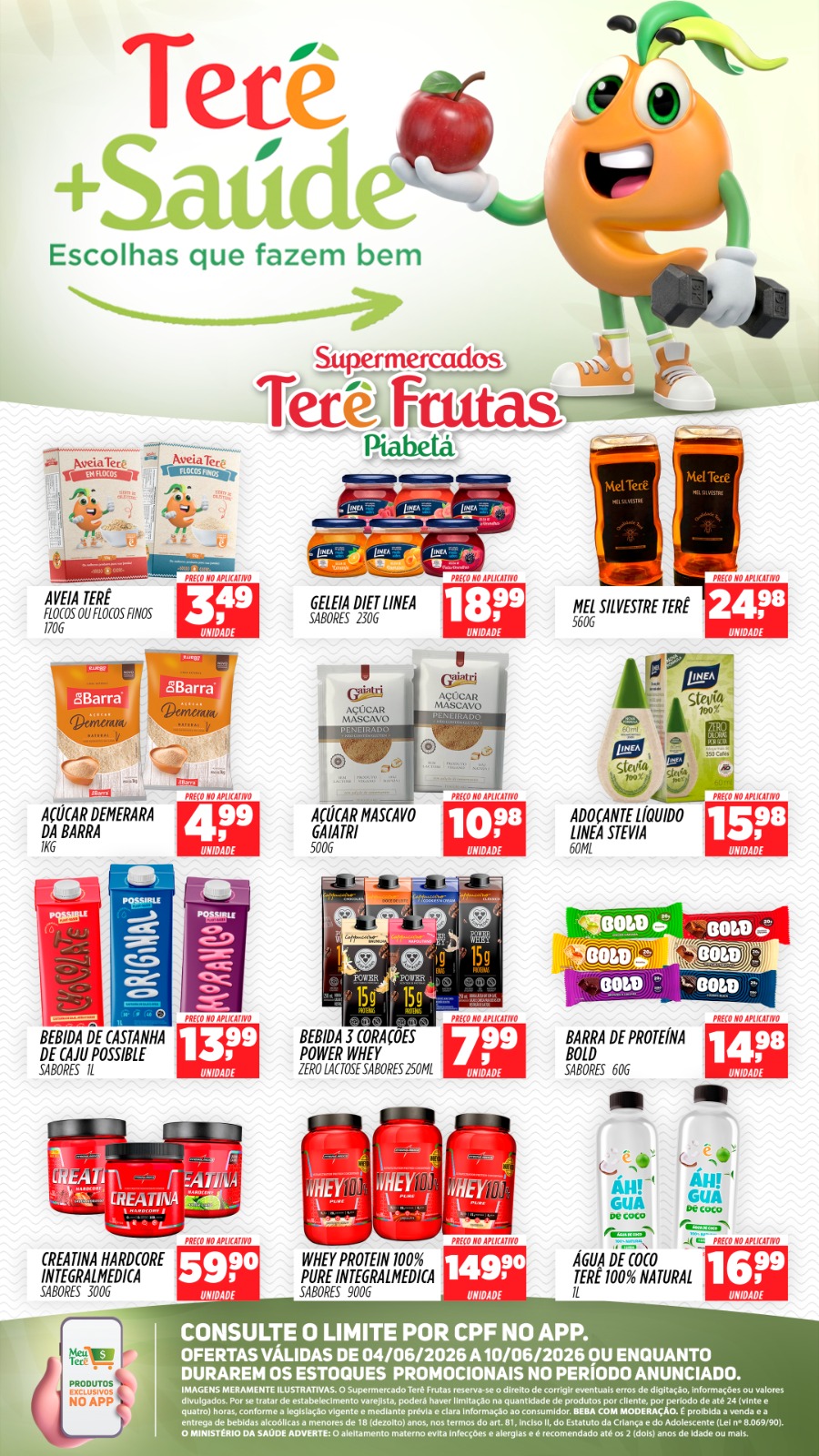 Super Terê Frutas Piabetá Facebook ad