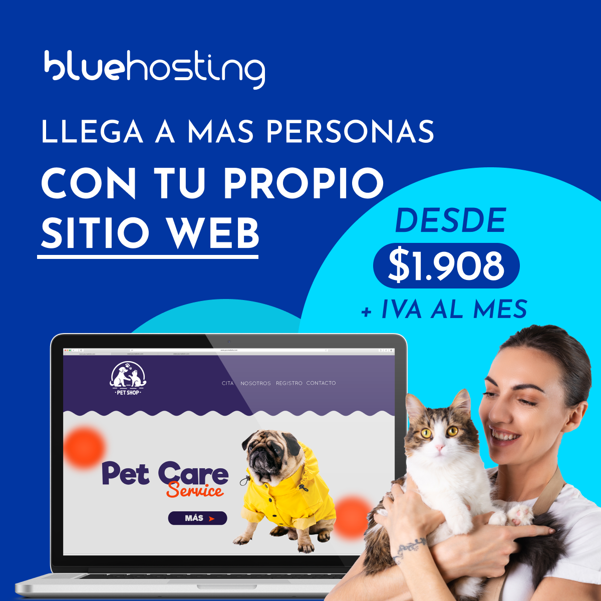 BlueHosting Facebook ad