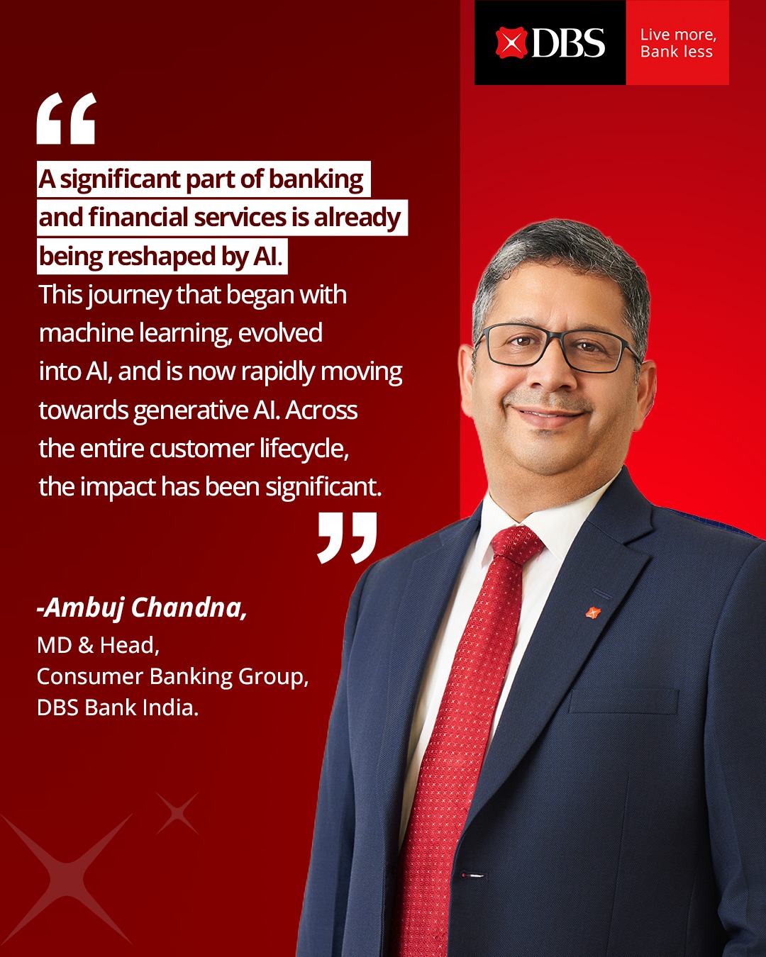 DBS Facebook ad: Artificial intelligence has the potential to transform…