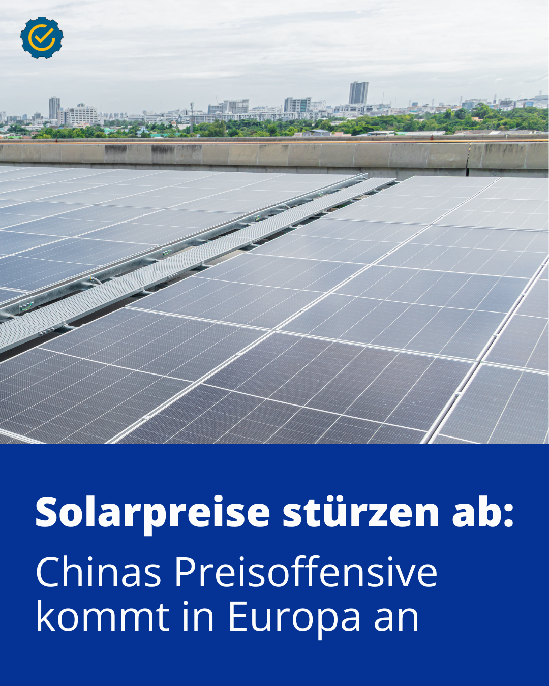 Einfach zum Angebot Facebook ad: Solarpreise fallen aktuell rapide