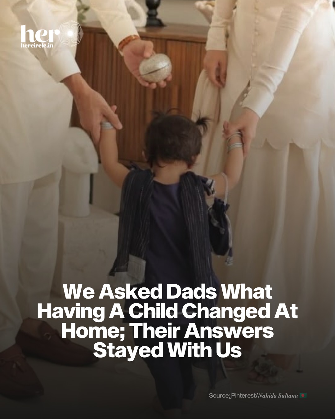 Her Circle Facebook ad: Nobody really warns men that fatherhood will consume…