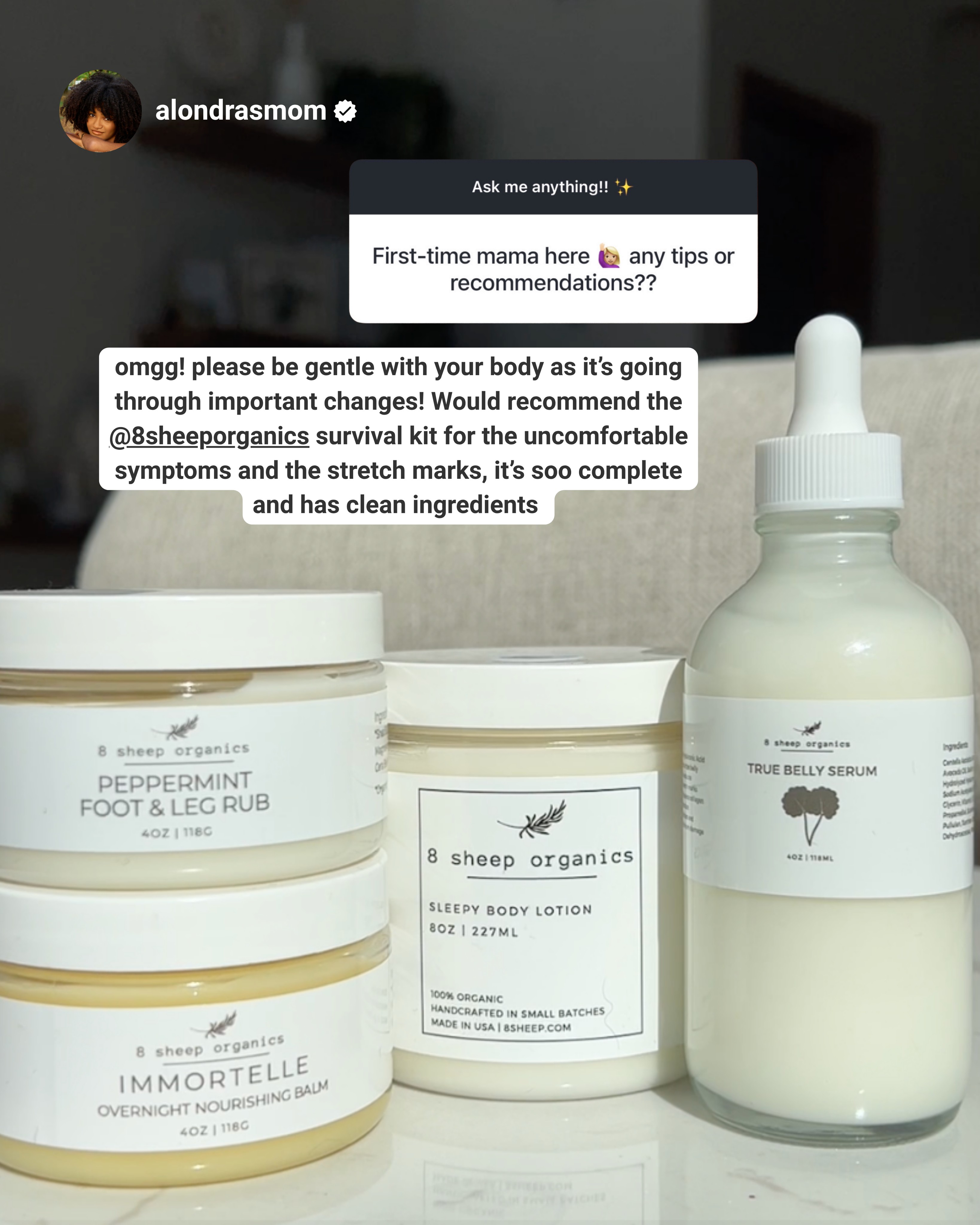 8 Sheep Organics Facebook ad