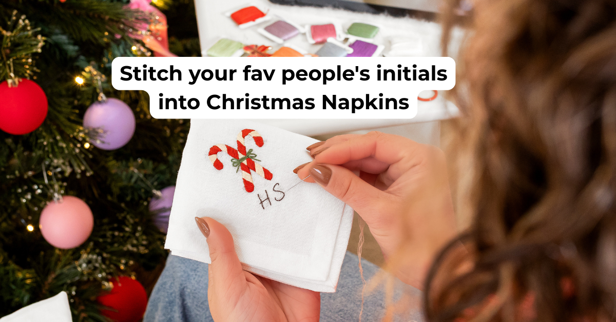 Clever Poppy Facebook ad: Embroidery Kit for Beginners
