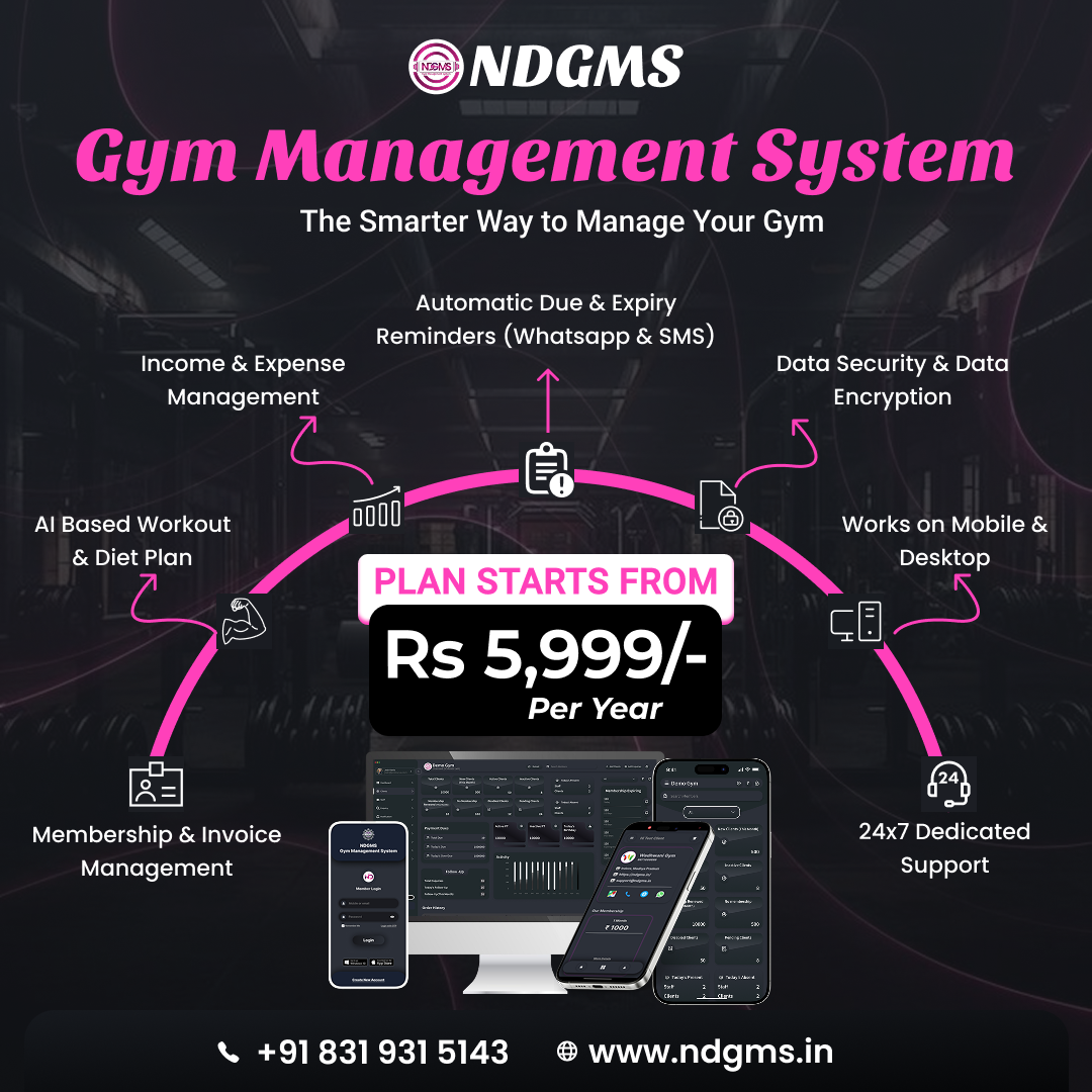 NDGMS Facebook ad: Gym Management Software