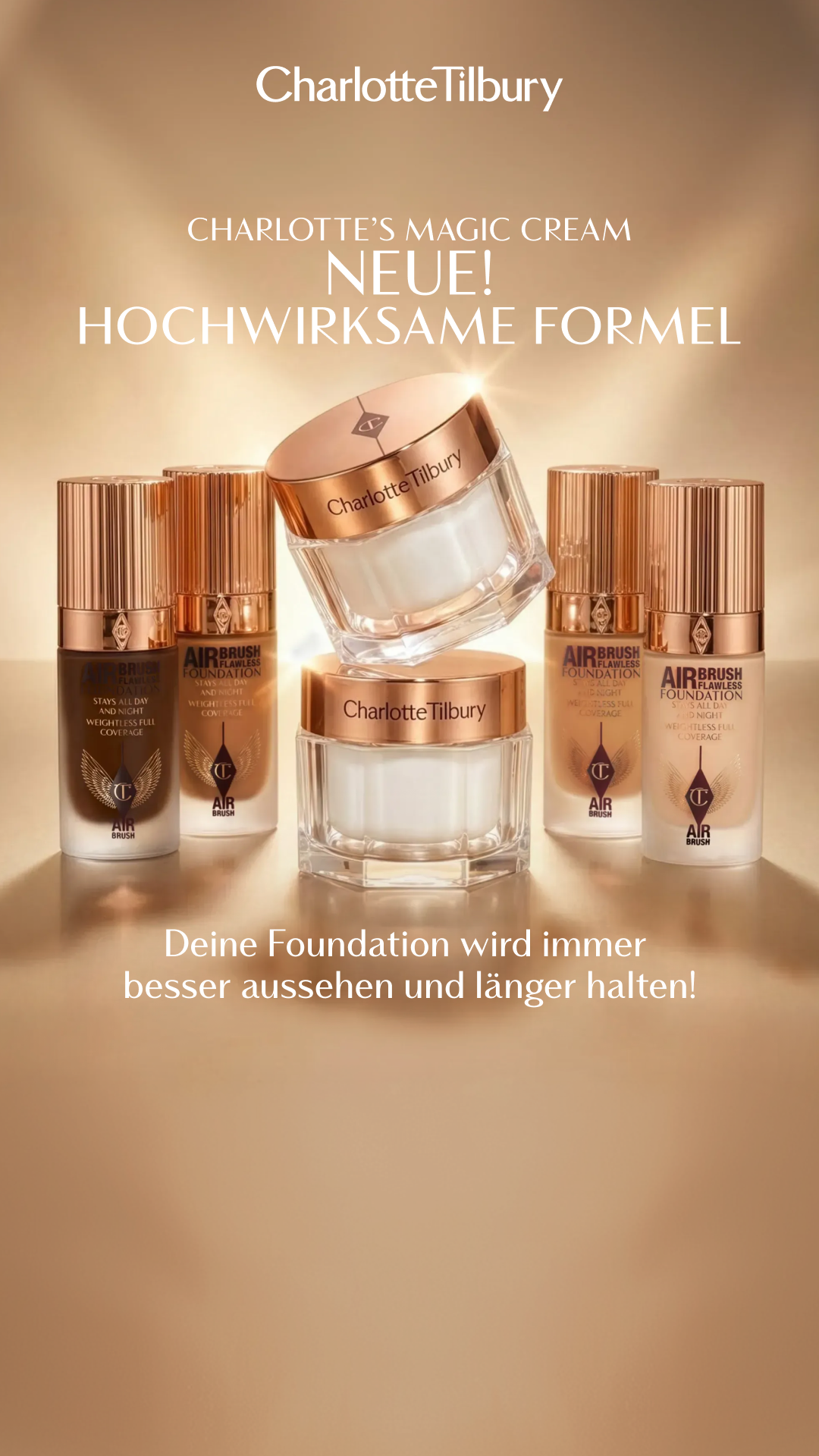 Charlotte Tilbury Skincare Facebook ad