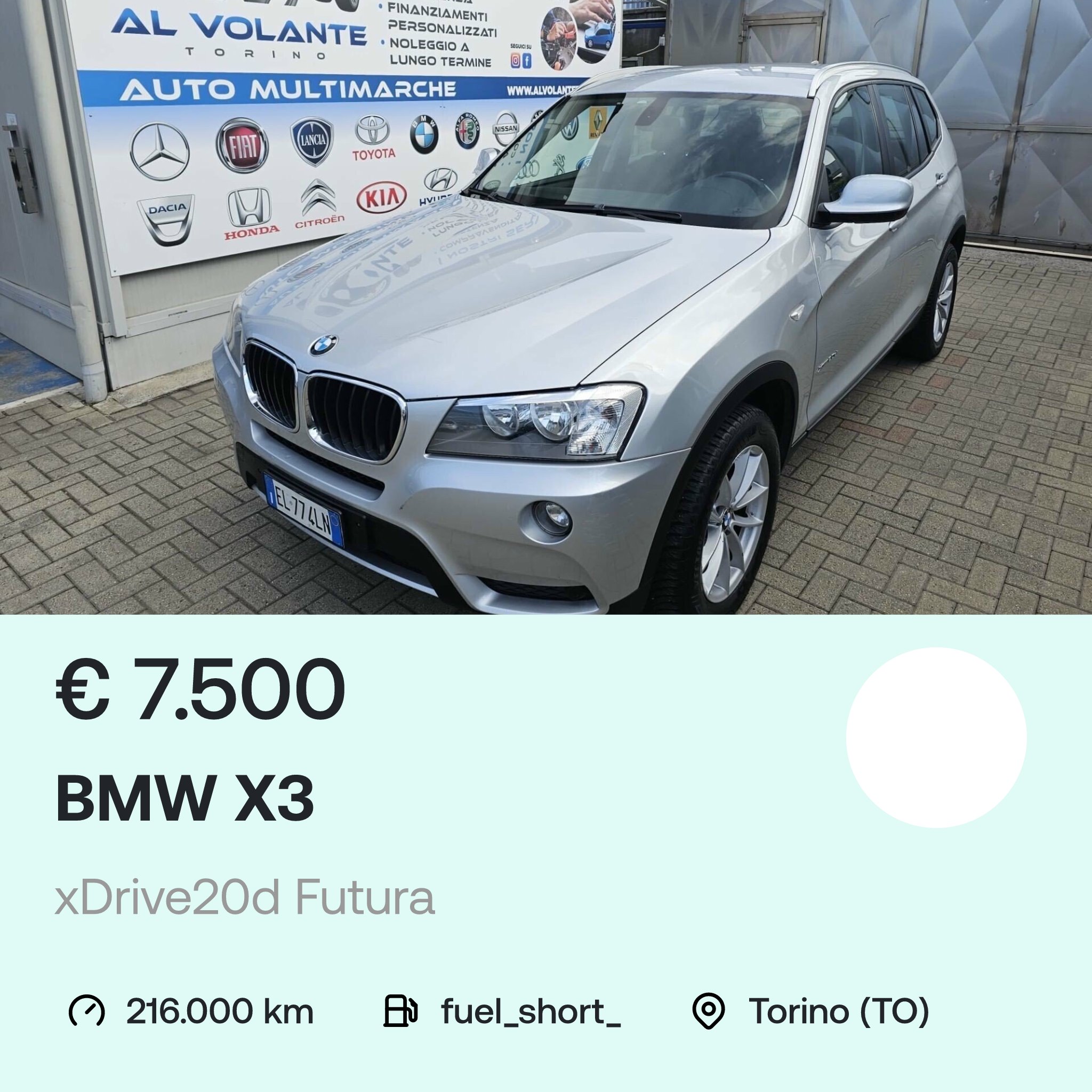 AutoSuperMarket Facebook ad