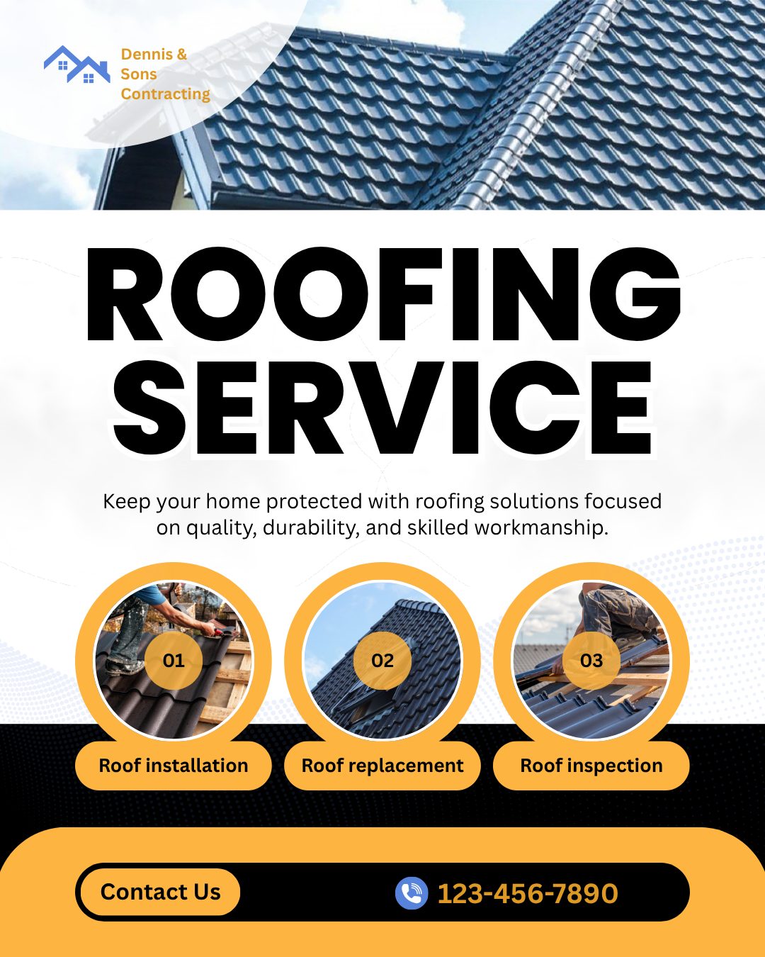 Dennis & Sons' Contracting Co. Inc. Facebook ad