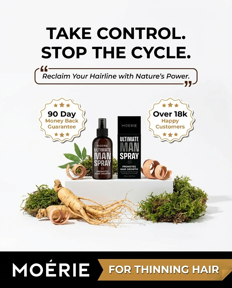 Moerie for men Facebook ad