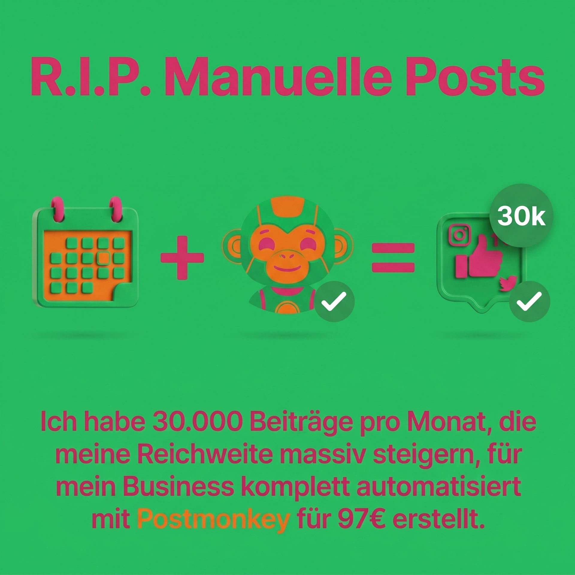 Paul Roth Facebook ad: 12 Monate Content-Autopilot für 97€