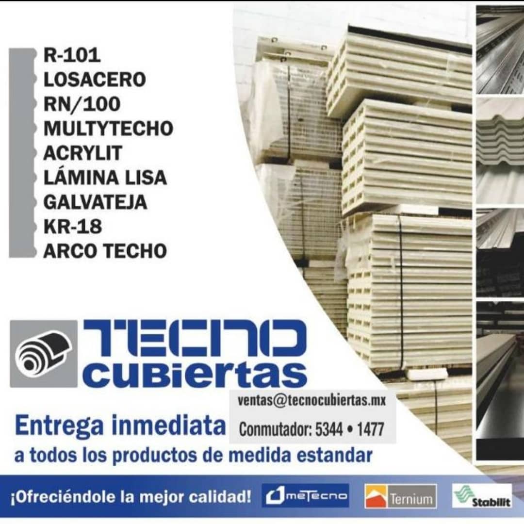 Tecnocubiertas Facebook ad: Solicita tu cotización