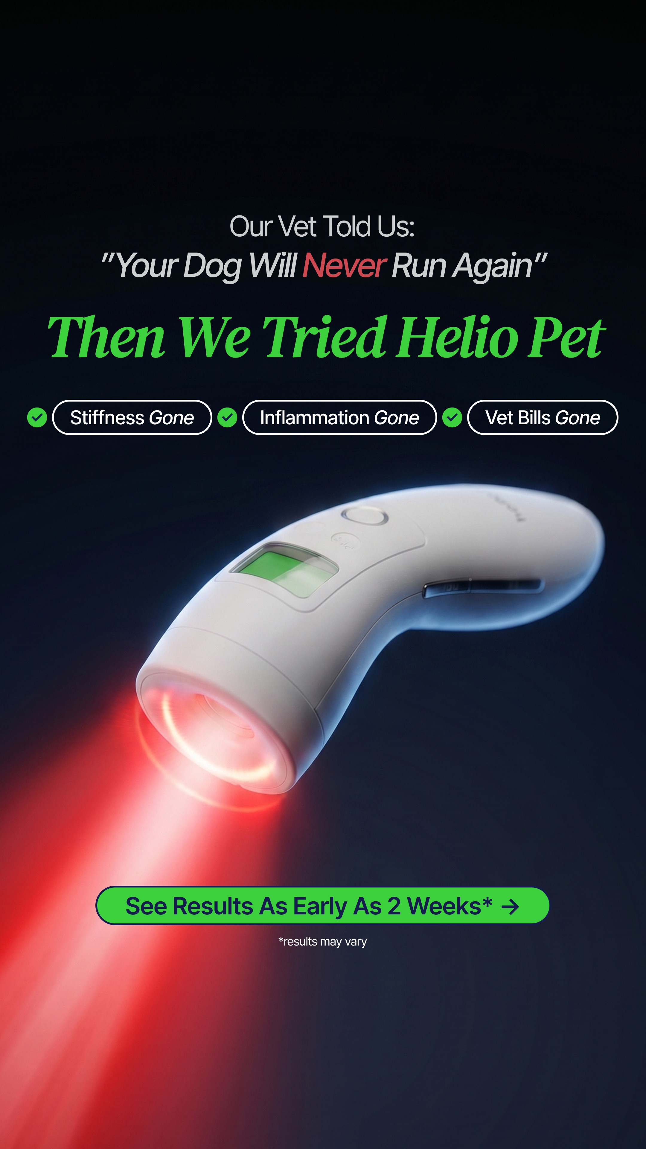 Helio Pet Facebook ad