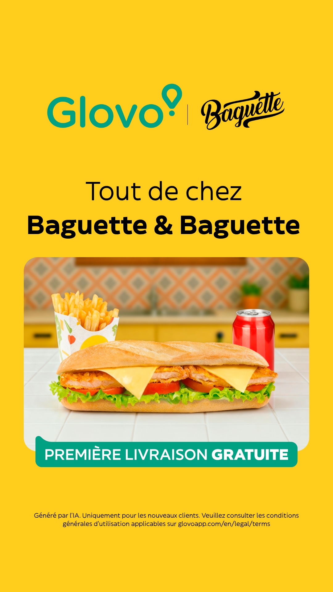 Glovo Facebook ad