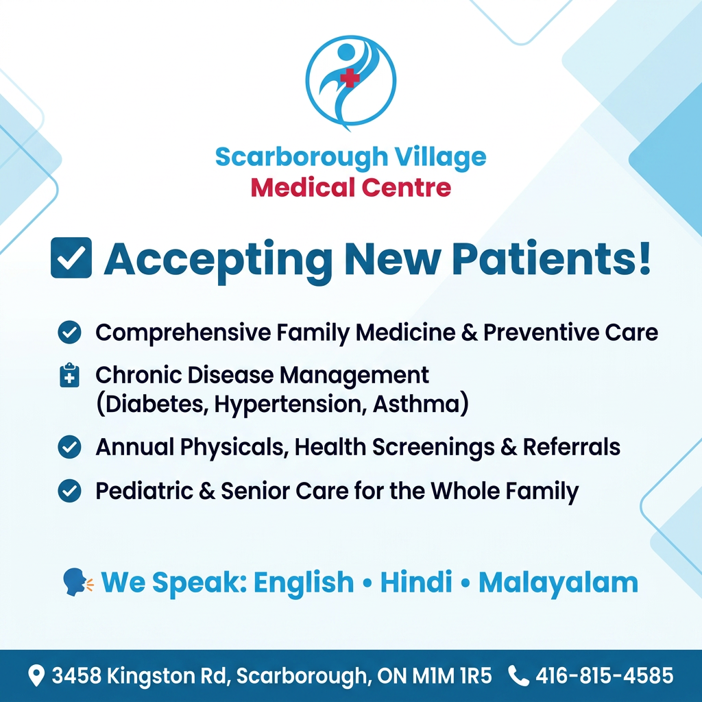 Scarborough Village Medical Center Facebook ad: Accepting New Patients