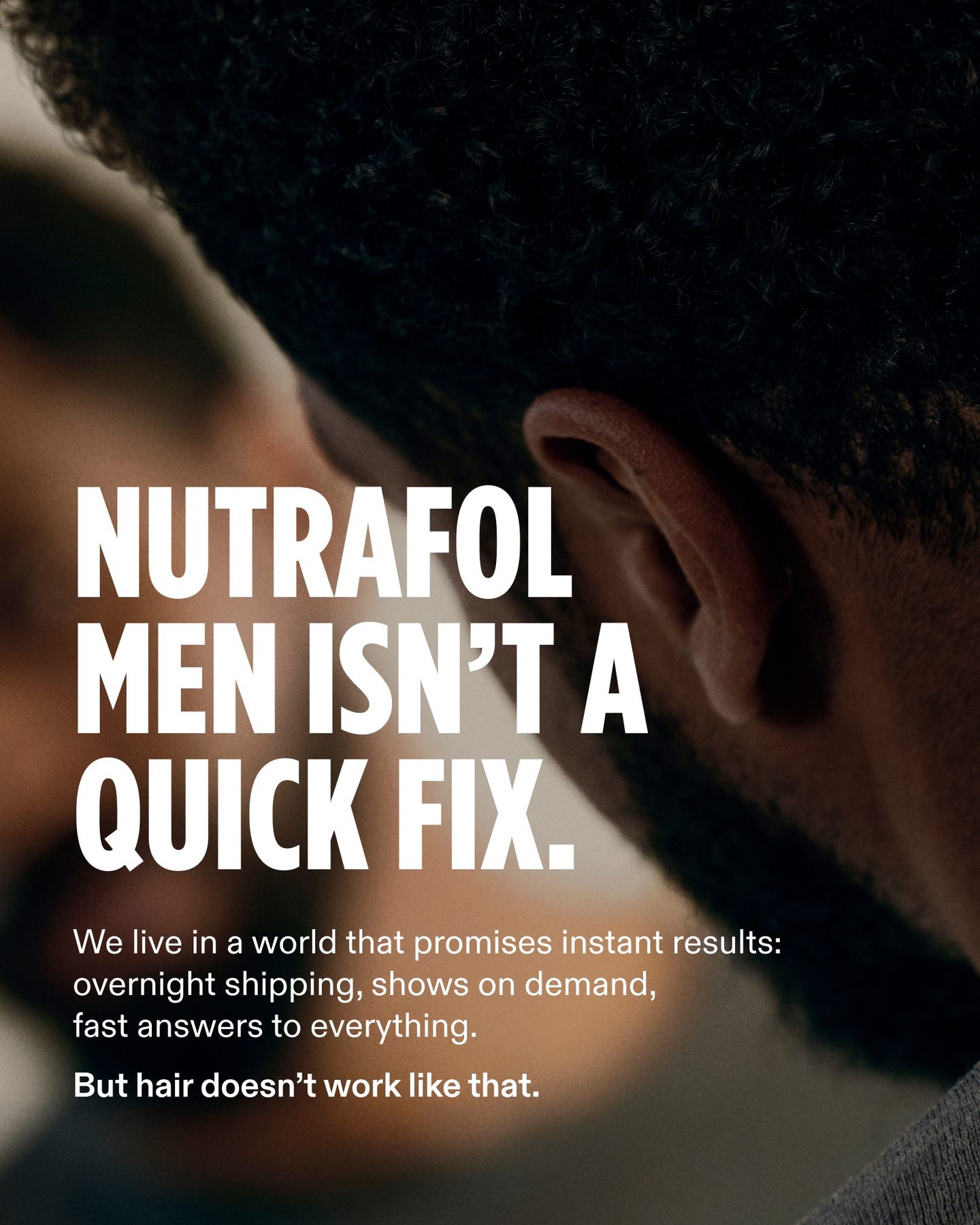 Nutrafol Men Facebook ad