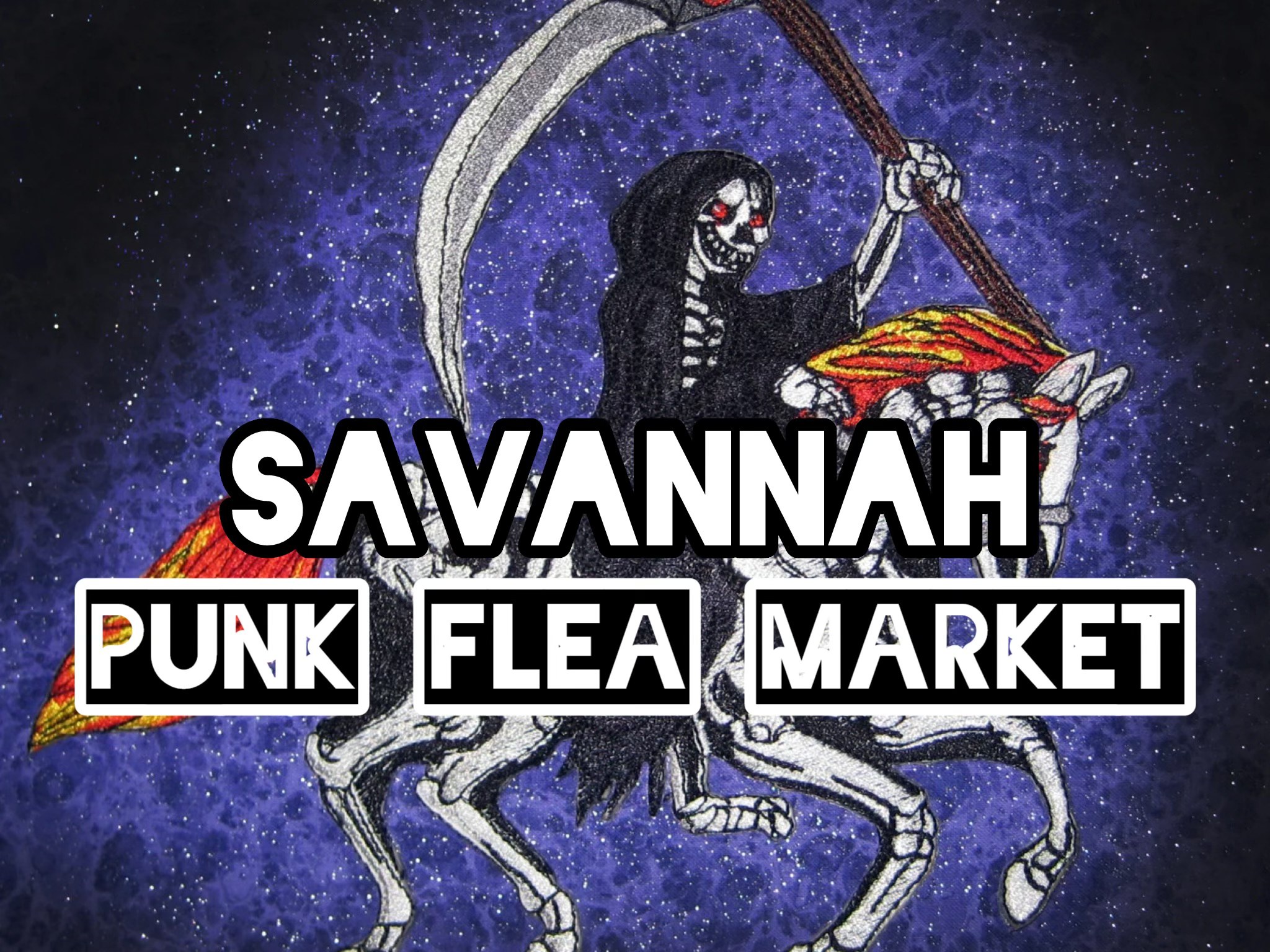 SE Punk Flea Market Facebook ad: SAVANNAH PUNK FLEA MARKET