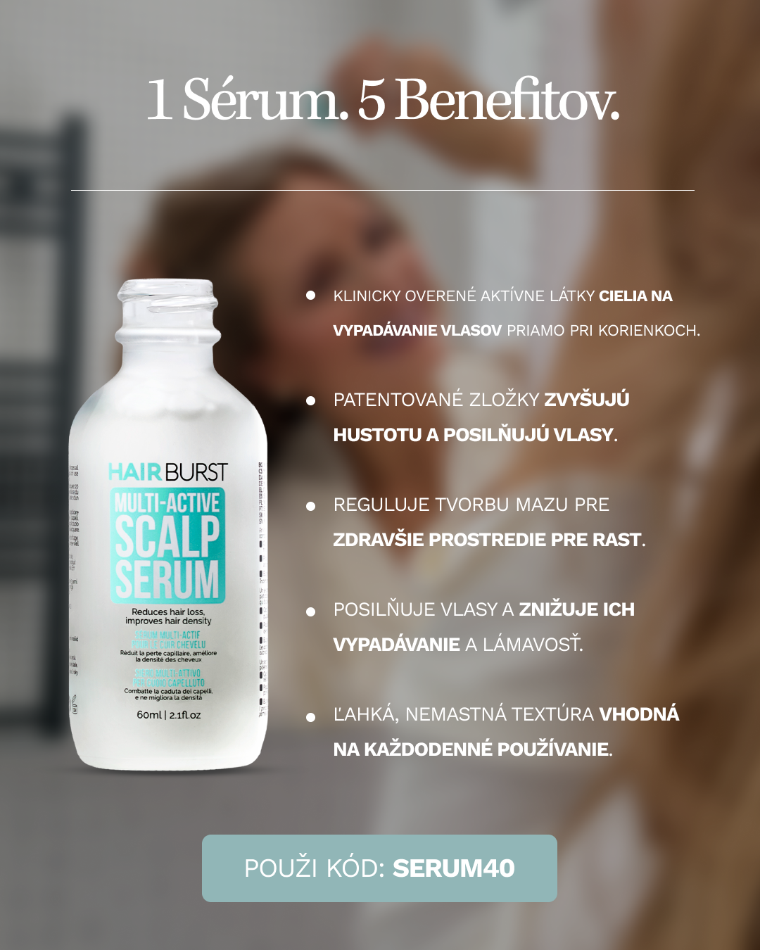Hairburst SK.CZ Facebook ad from Aug 13, 2026