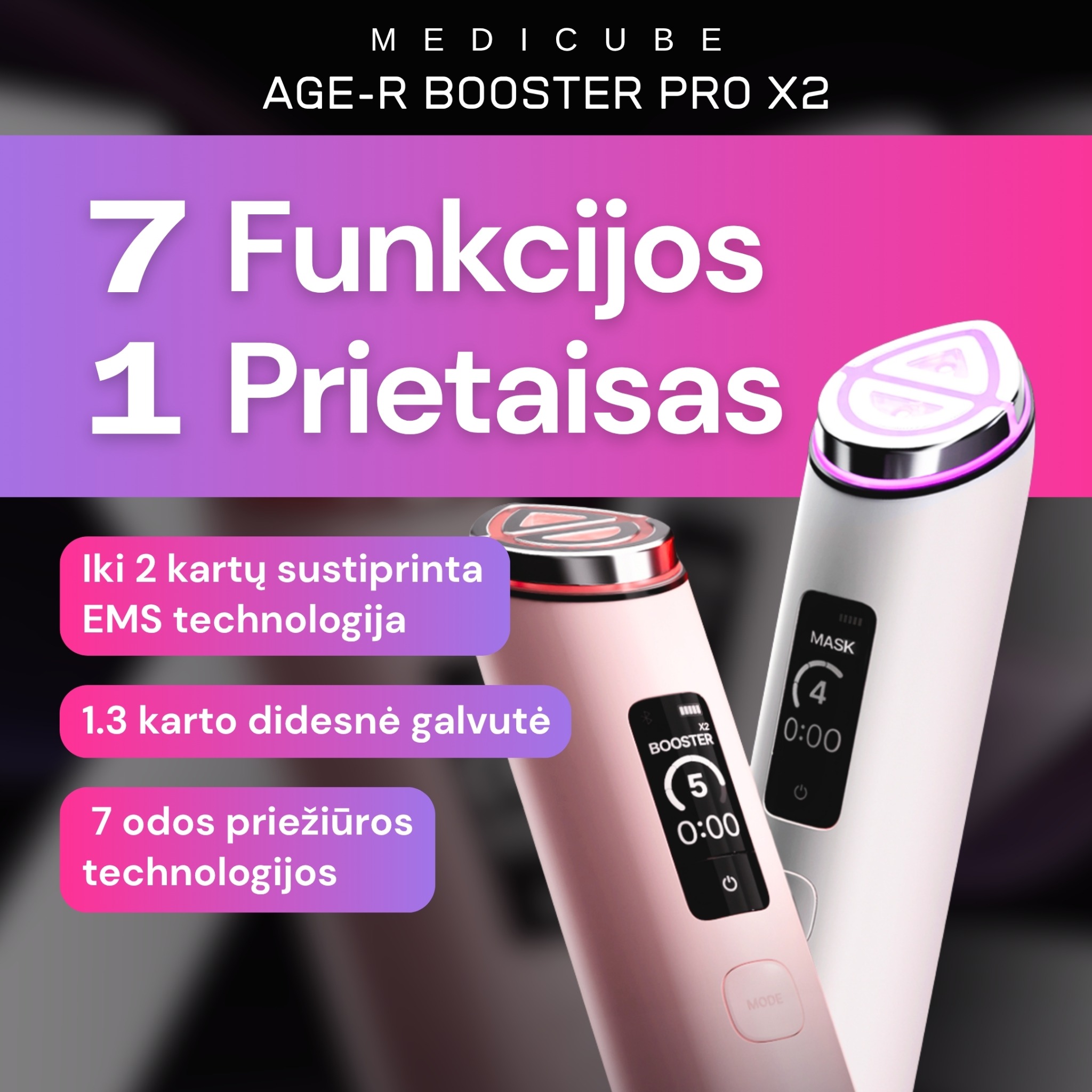 Bonnie.lt Facebook ad: 7 funkcijos. Vienas aparatas