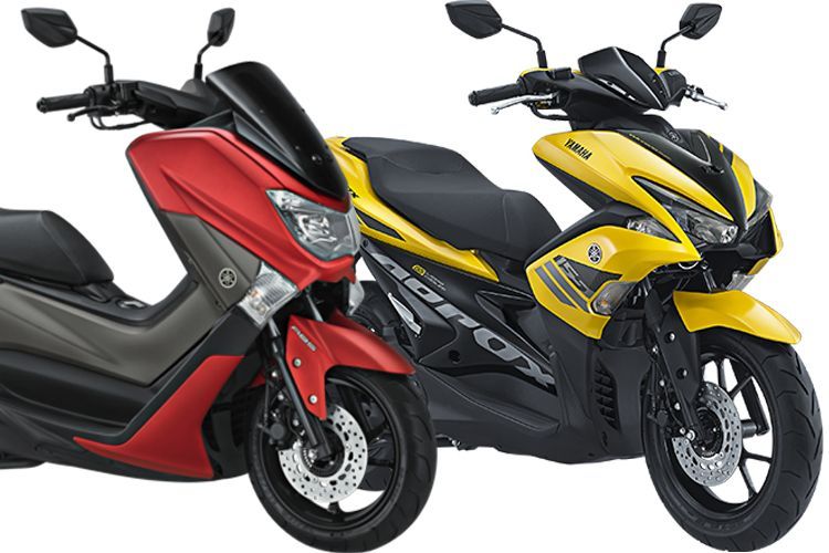 Scooter Narcotics Facebook ad: Aerox & NMAX Full Service, $72 Nett