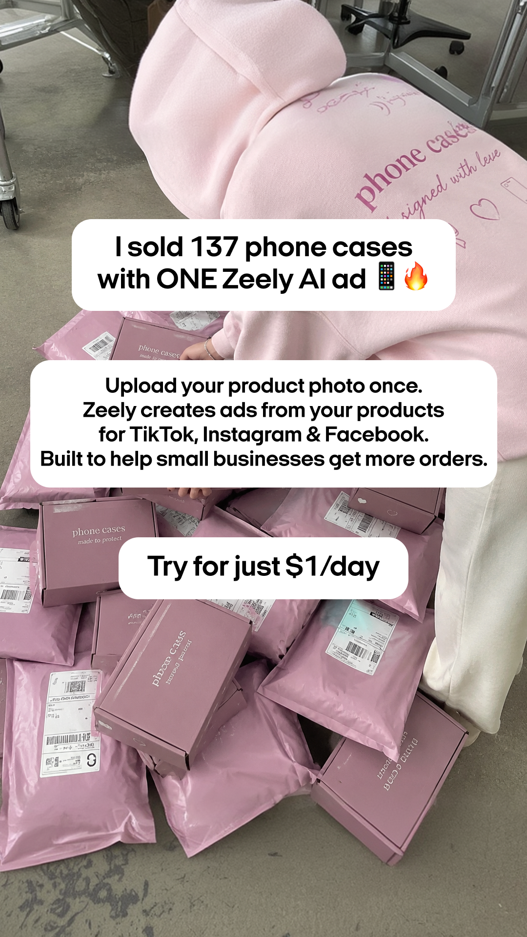 Zeely Facebook ad