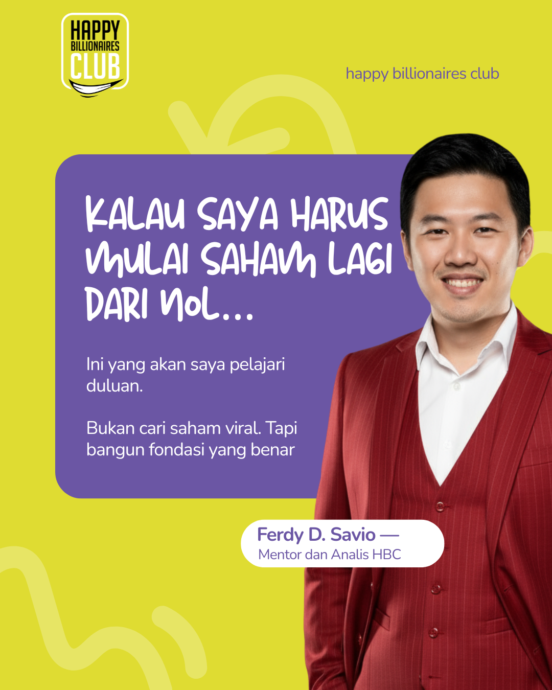 Happy Billionaires Club Facebook ad