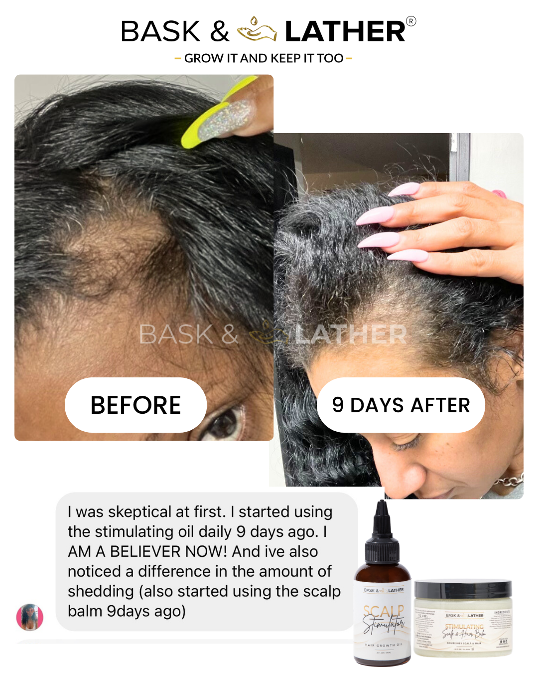 Bask & Lather Co Facebook ad