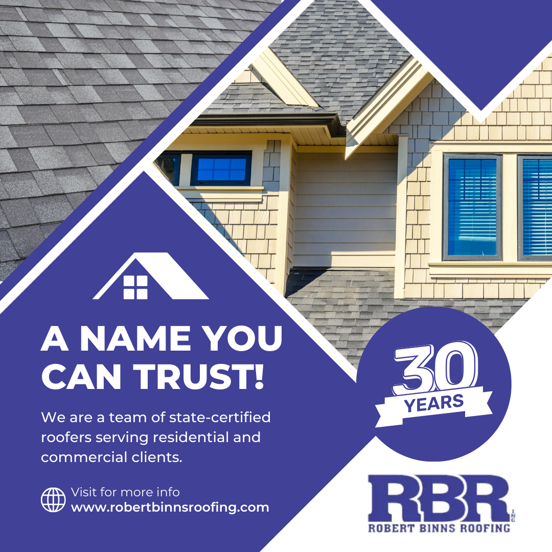Robert Binns Roofing Inc. Facebook ad
