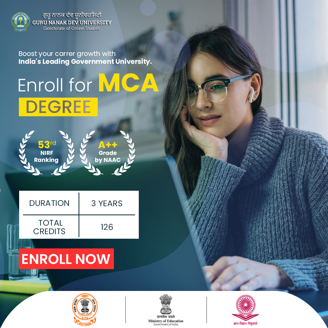 Guru Nanak Dev University Online Facebook ad