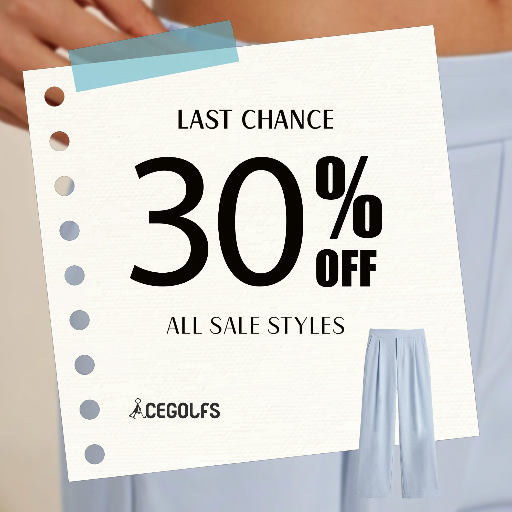 Acegolfs Facebook ad